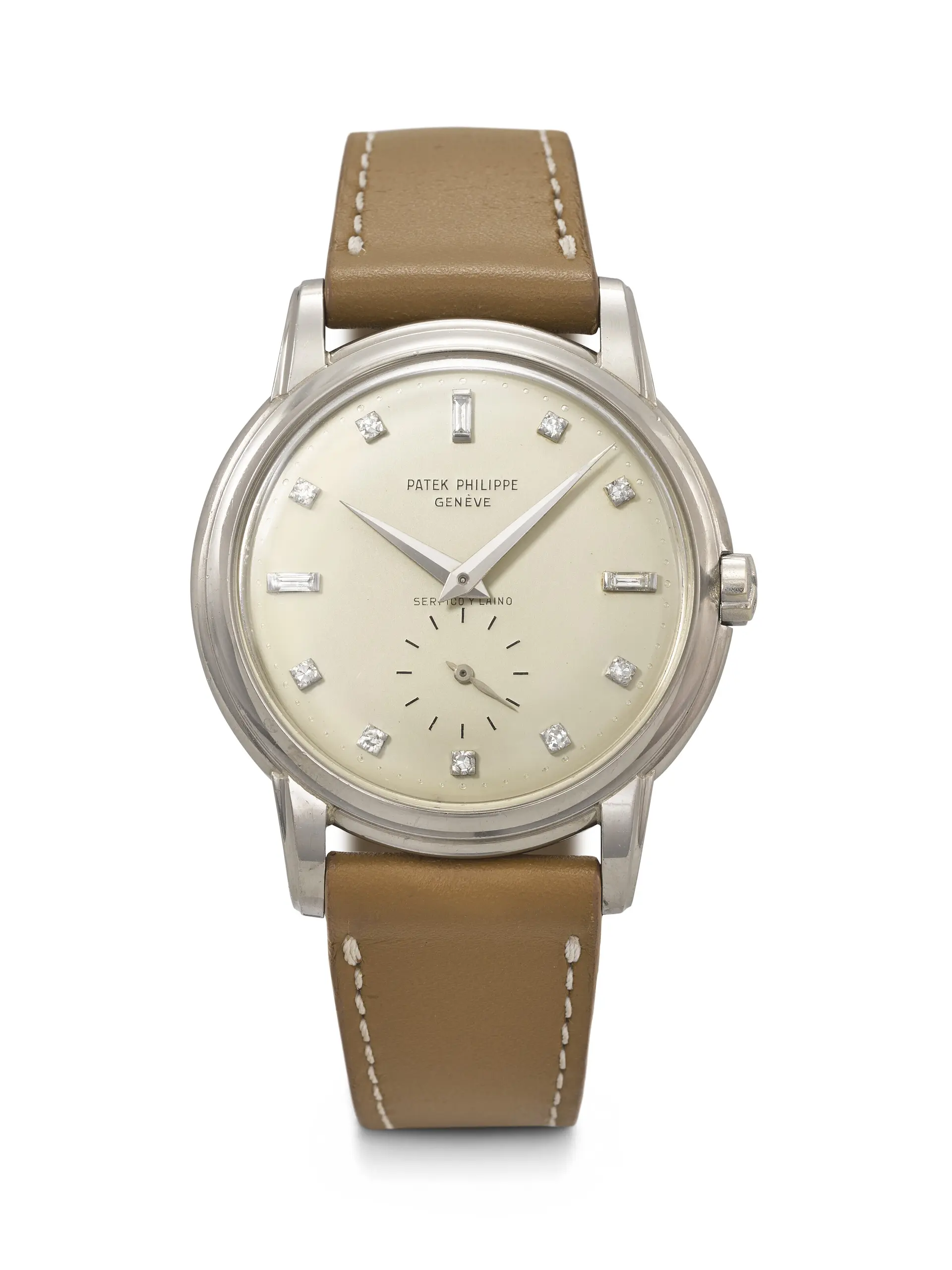 Patek Philippe. An Extremely Rare and Impressive 18K White Gold and
