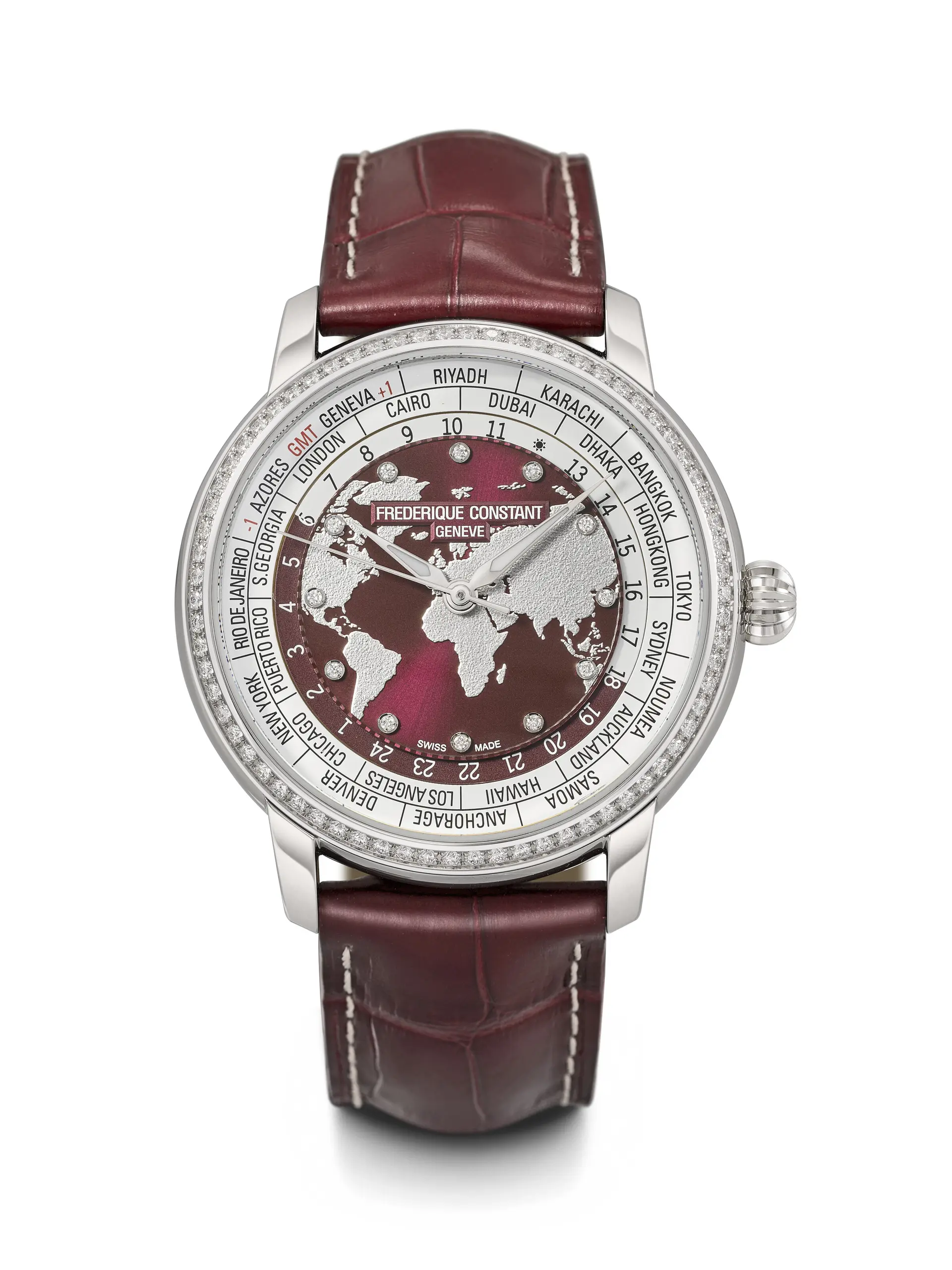 Frederique Constant. A Unique Stainless Steel and Diamond-Set Automatic
