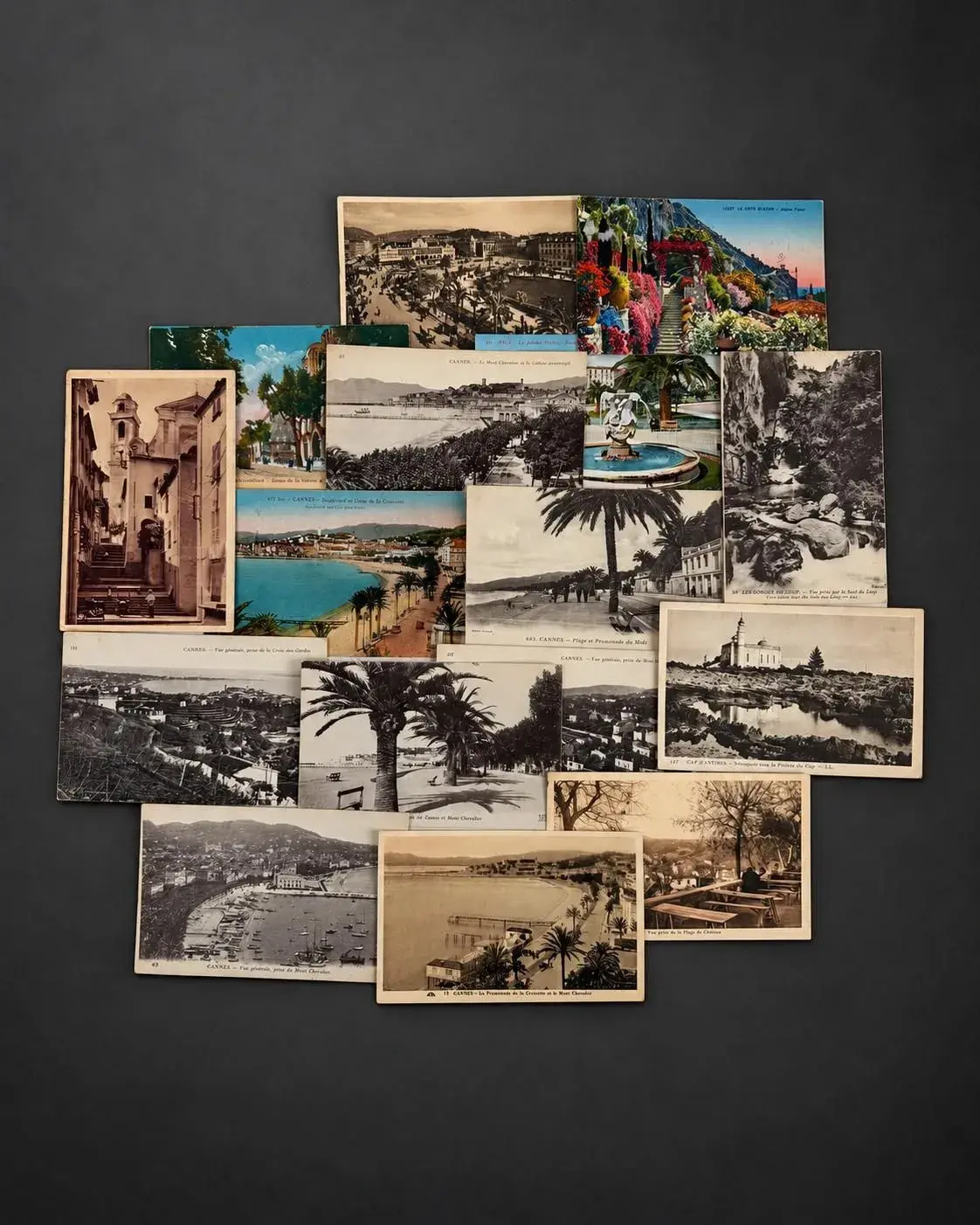 A box of postcards containing approximately 600 cards on var - Lot 109