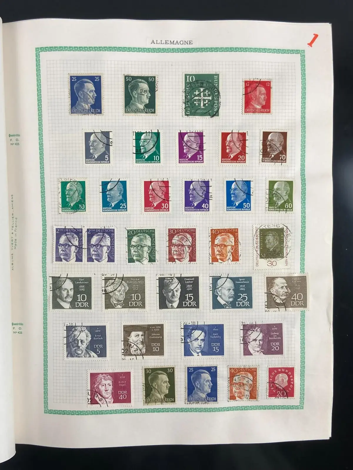 An album of European stamps - Lot 127