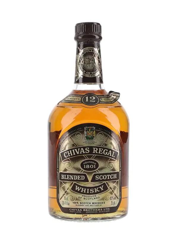 Chivas Regal 12 Year Old Bottled 1970s-1980s 75cl / 43%
