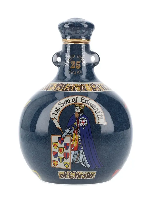 The Black Prince 25 Year Old Ceramic Decanter Chinese Import 70cl / 40%
