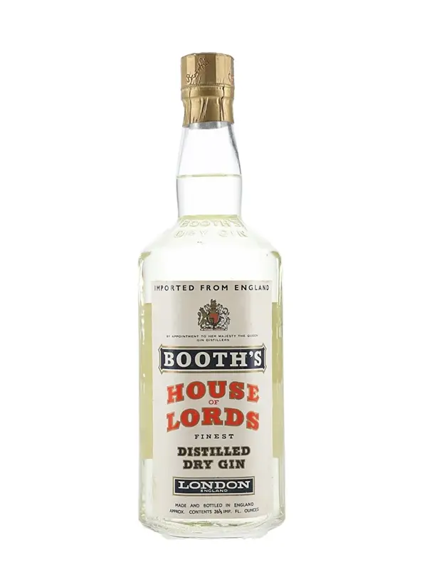 Booth's Finest Dry Gi Bottled 1965 - House Of Lords 75.7cl / 40%