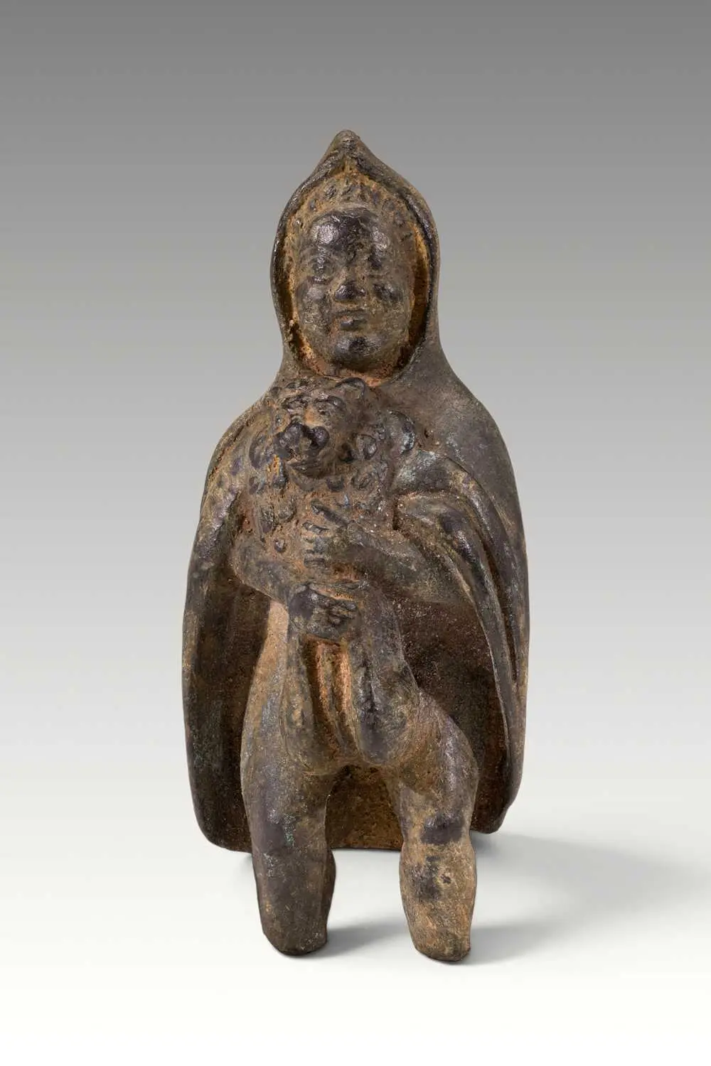 ROMAN BRONZE FIGURE OF A PRIEST