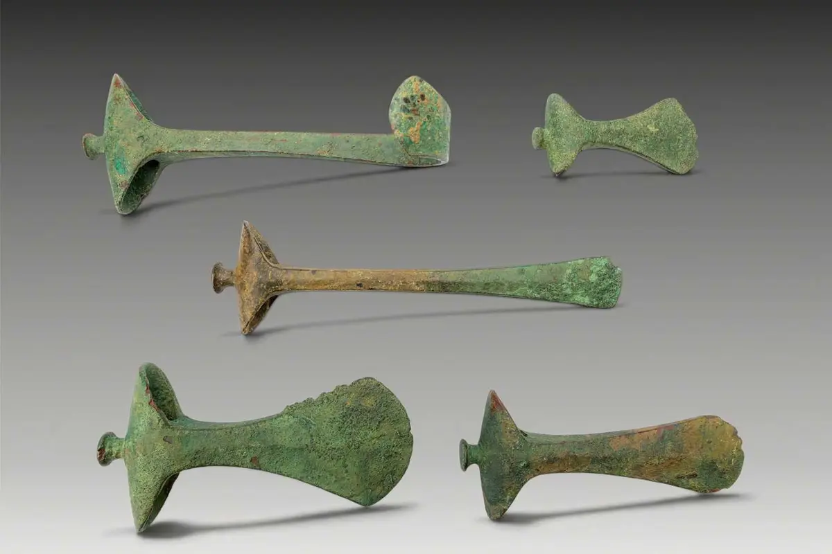 COLLECTION OF BRONZE AGE AXE HEADS