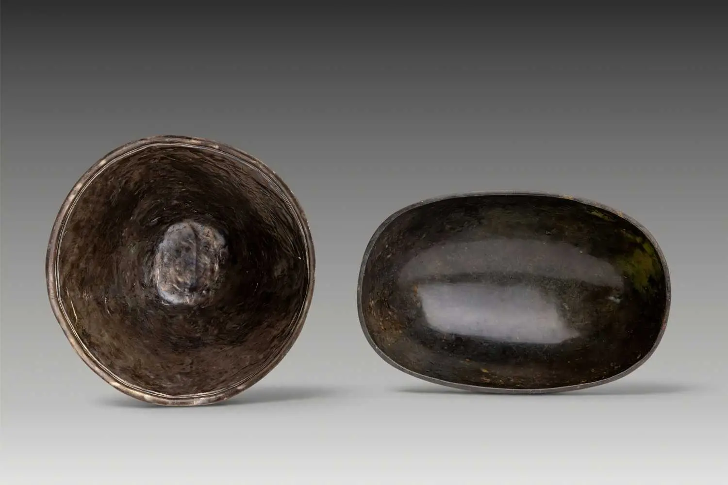 PAIR OF SASANIAN SILVER BOWLS
