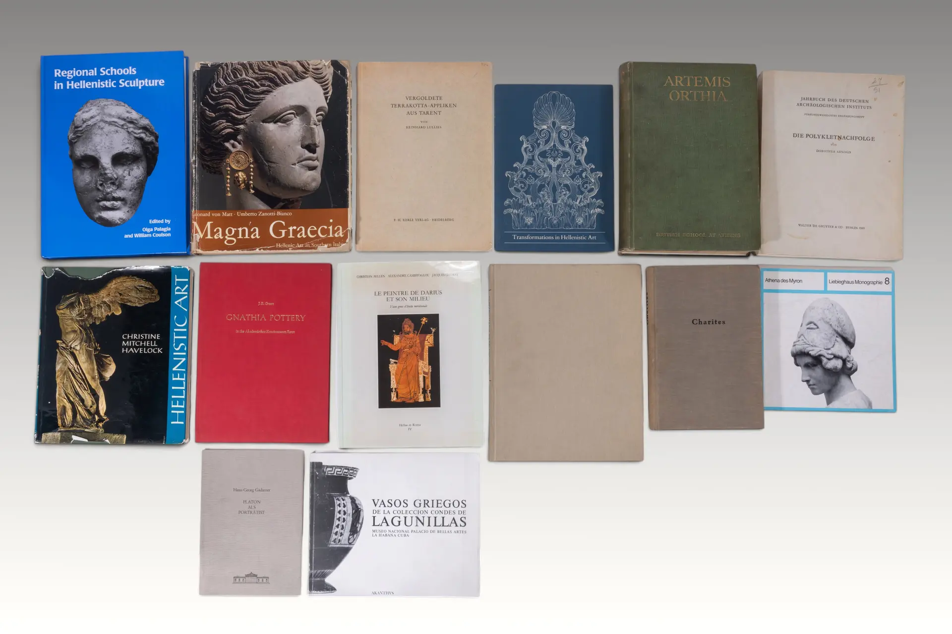 COLLECTION OF BOOKS ON GREEK ART
