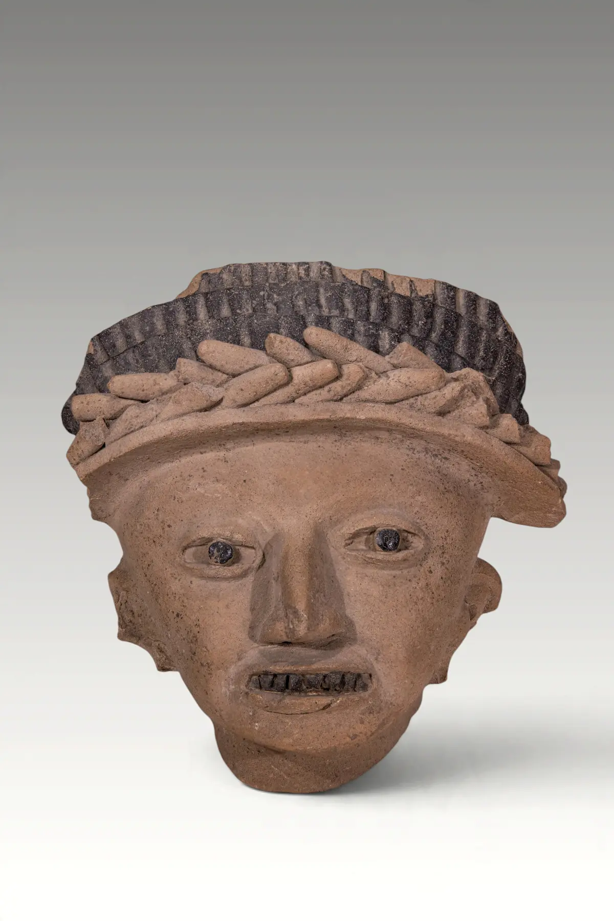 PRE-COLUMBIAN VERACRUZ POTTERY HEAD