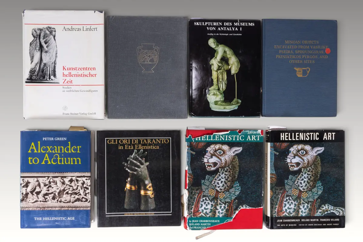 COLLECTION OF BOOKS ON GREEK ART