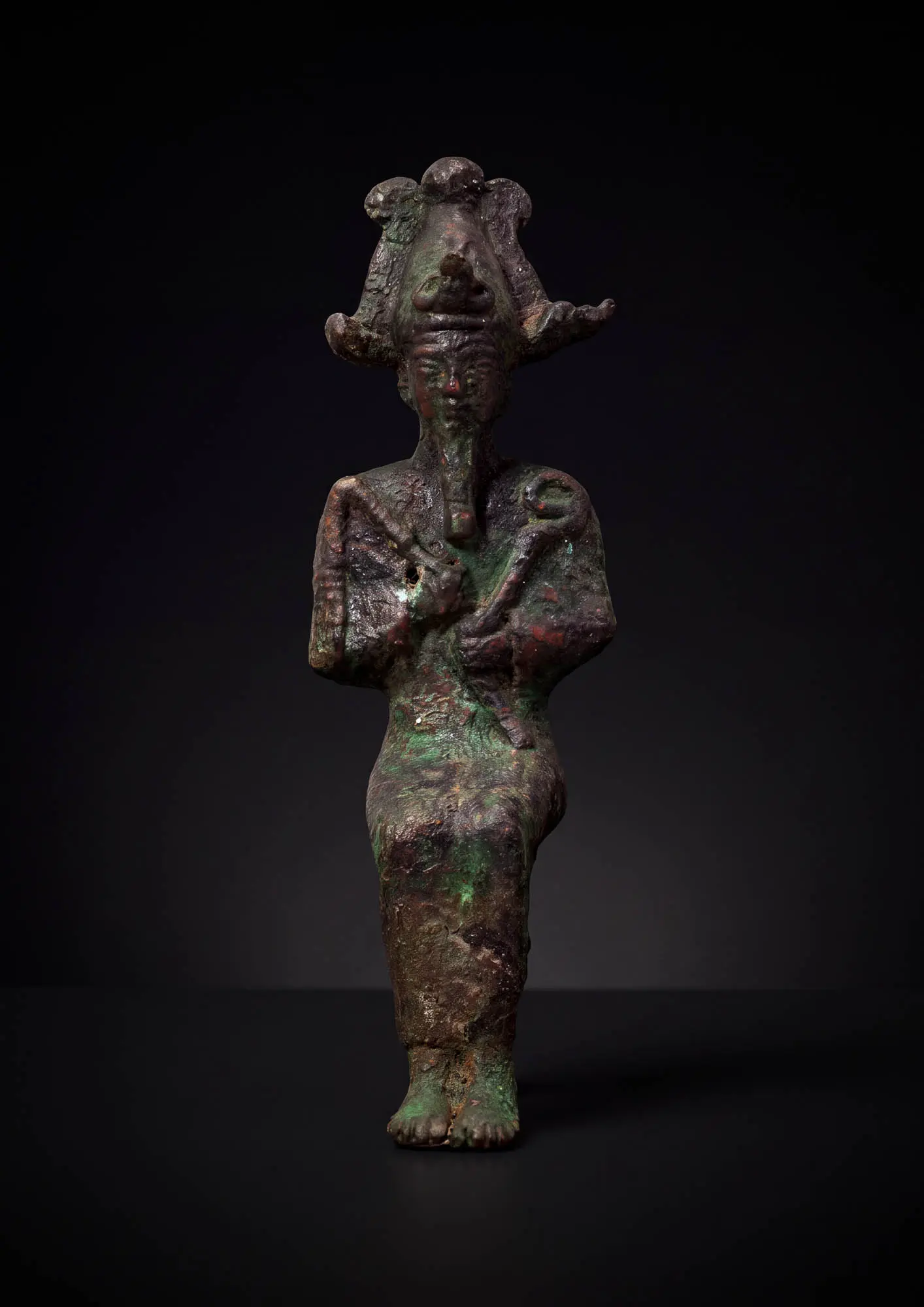 EGYPTIAN BRONZE OSIRIS FIGURINE
