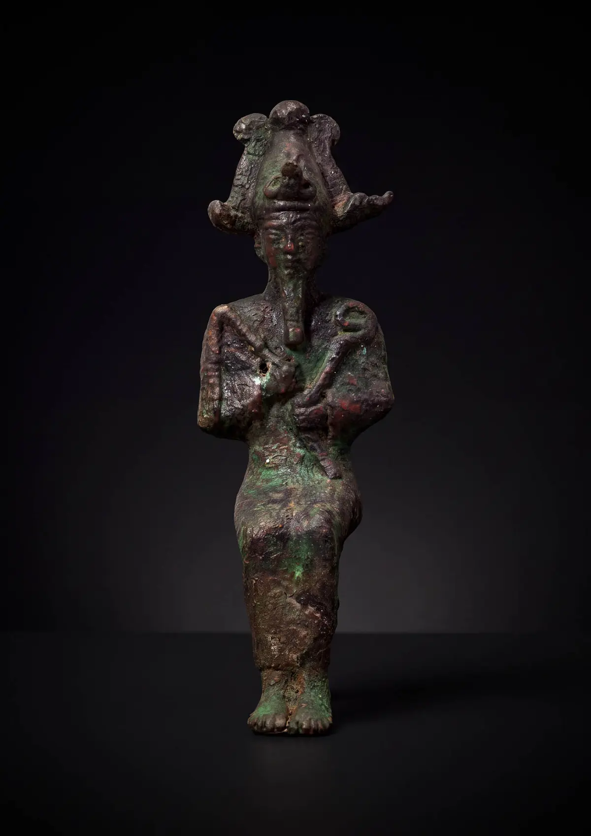 EGYPTIAN BRONZE OSIRIS FIGURINE