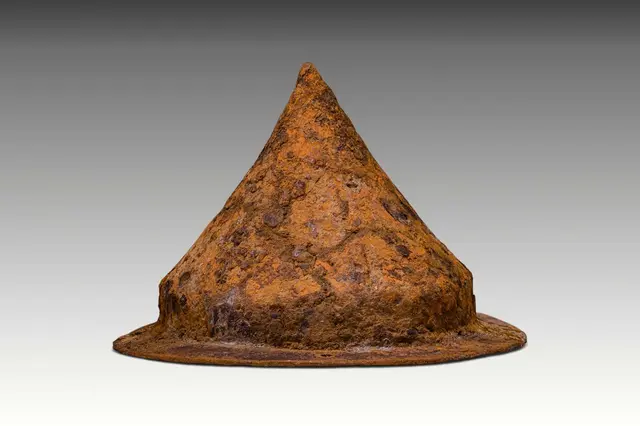 RARE VIKING IRON UMBO