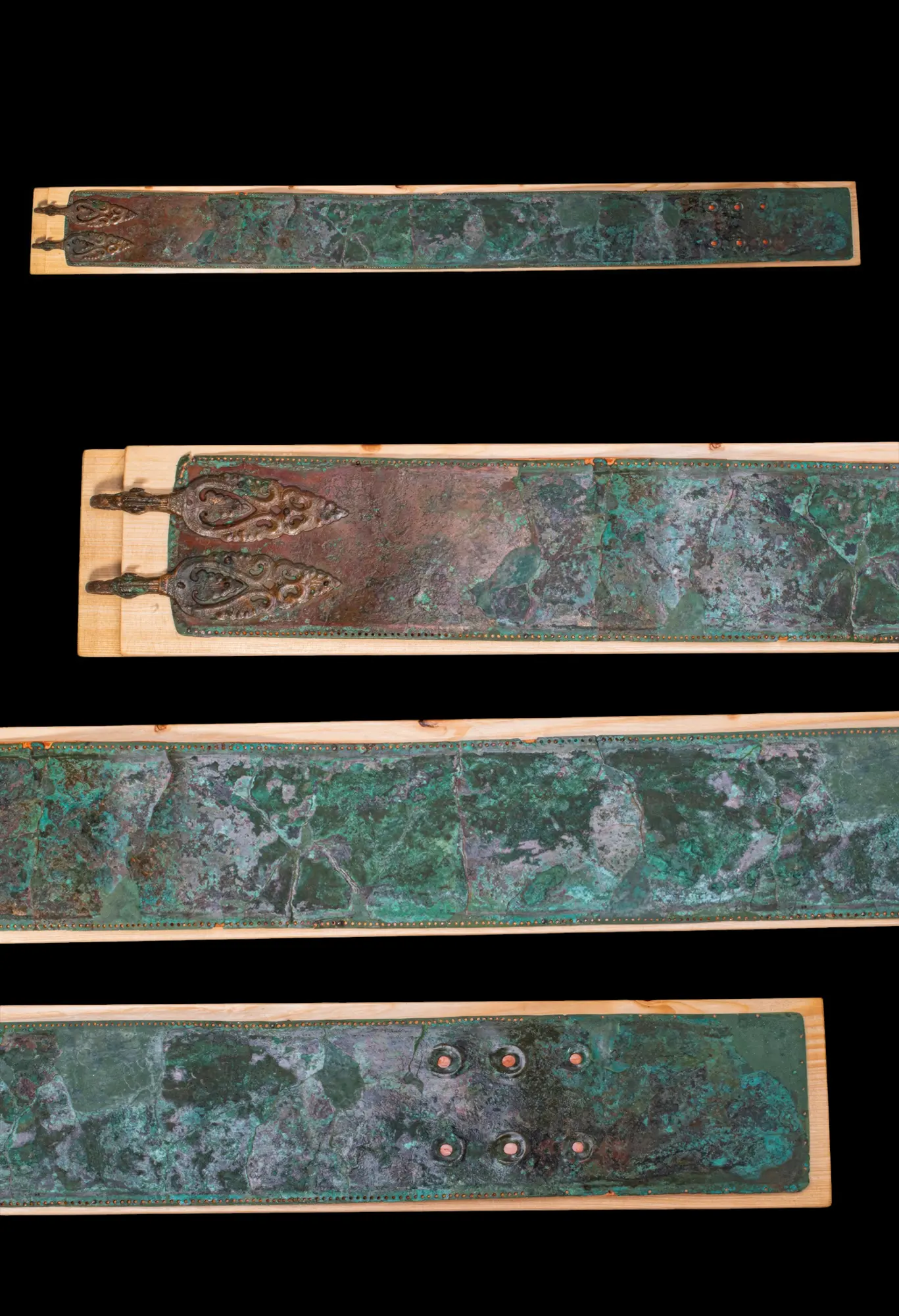 RARE ETRUSCAN BRONZE COMPLETE BELT