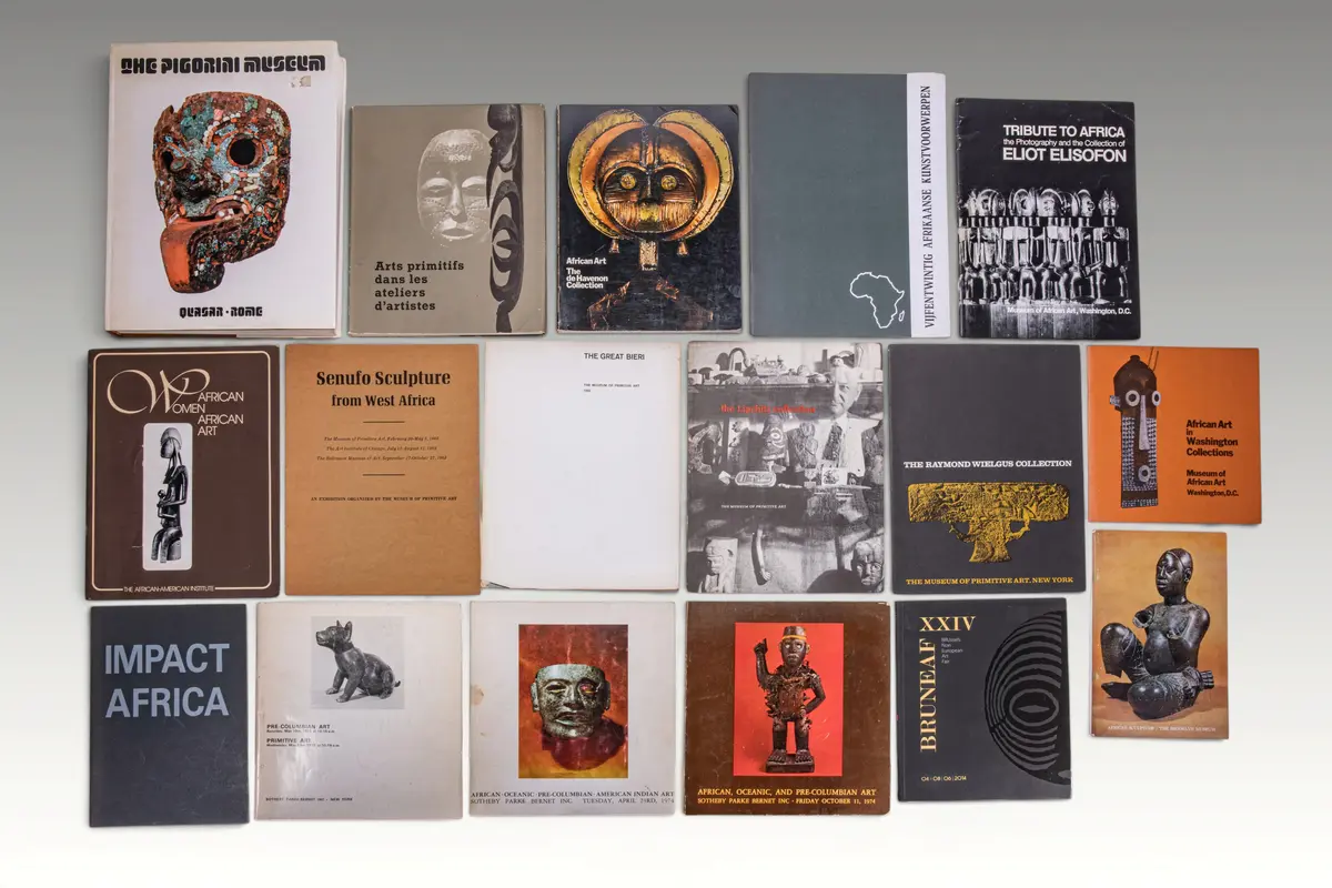 GROUP OF MUSEUM CATALOGUES AND PUBLICATIONS ON AFRICAN ART