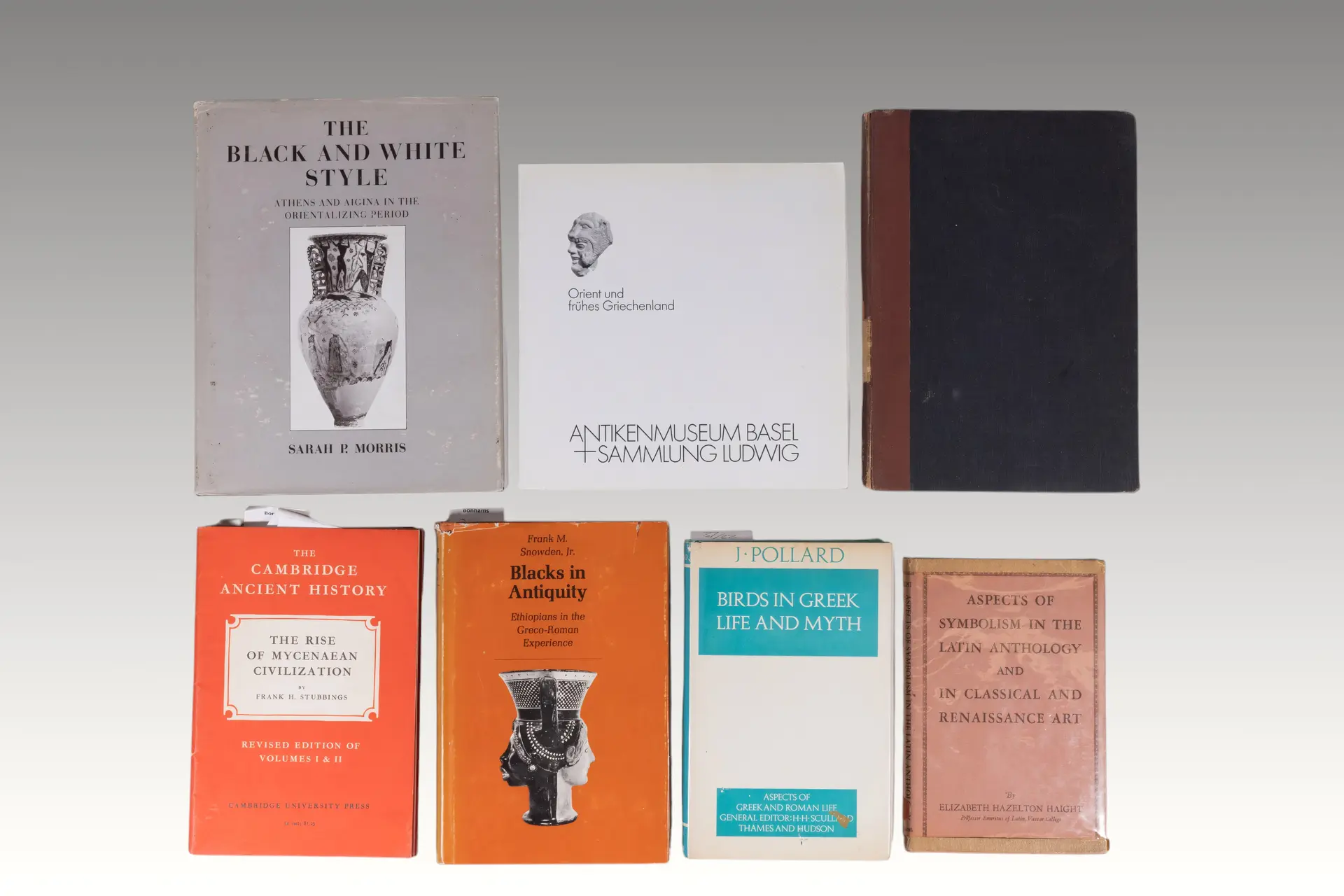 COLLECTION OF BOOKS ON CLASSICAL ART - EX LIBRARY OF ROBIN SIMS
