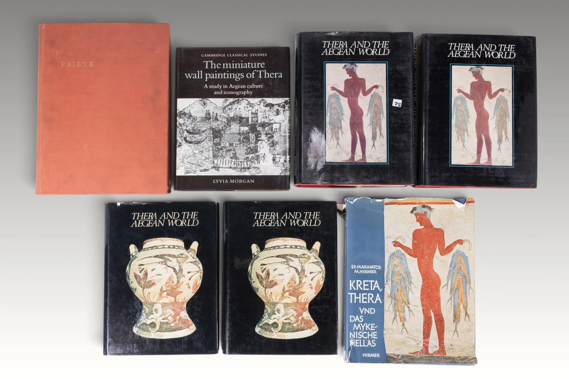 COLLECTION OF BOOKS ON THERA