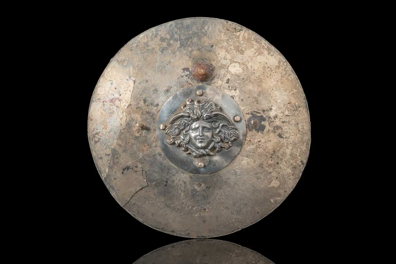 ROMAN SILVER PHALERA WITH GORGONEION
