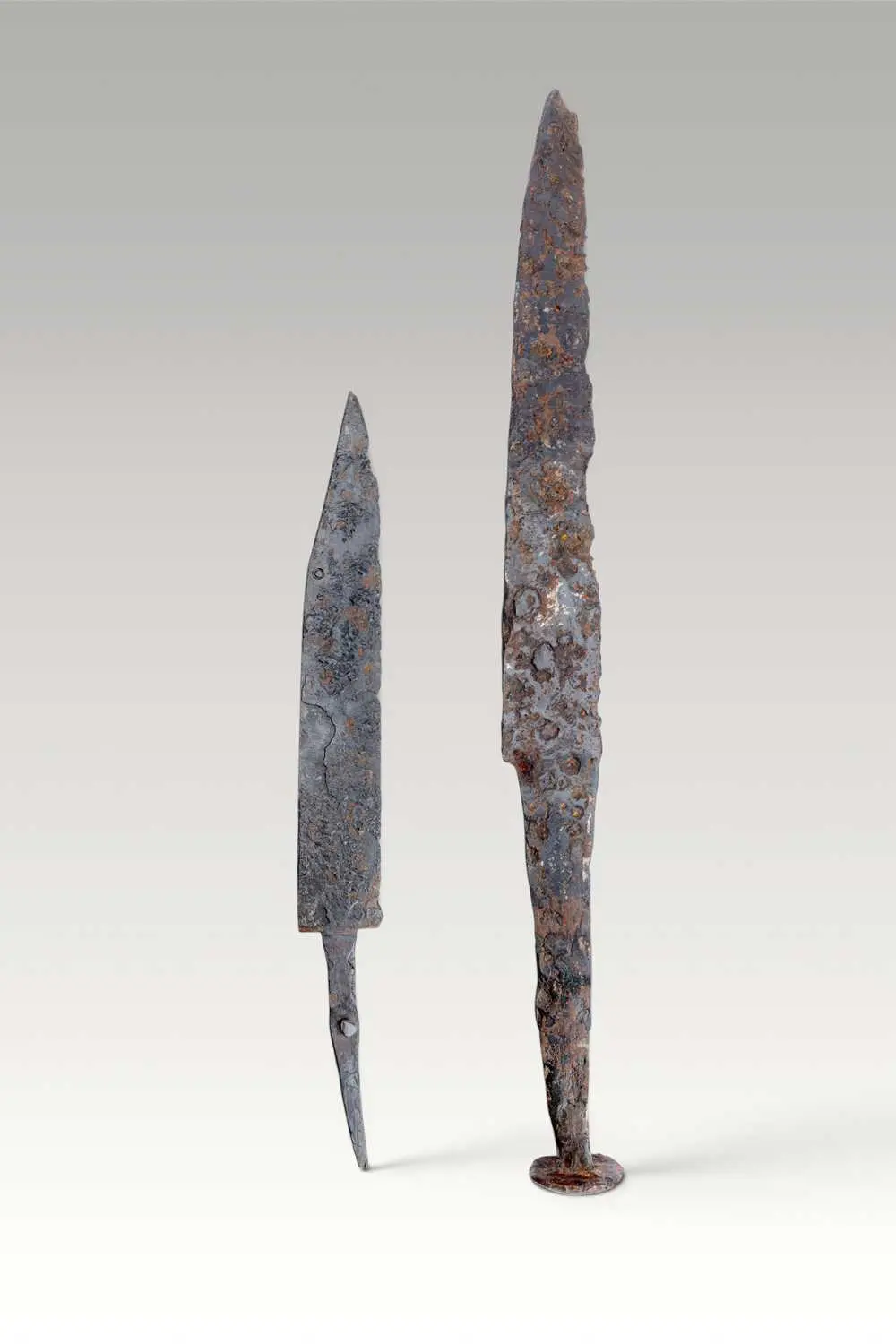 PAIR OF VIKING IRON SEAXES