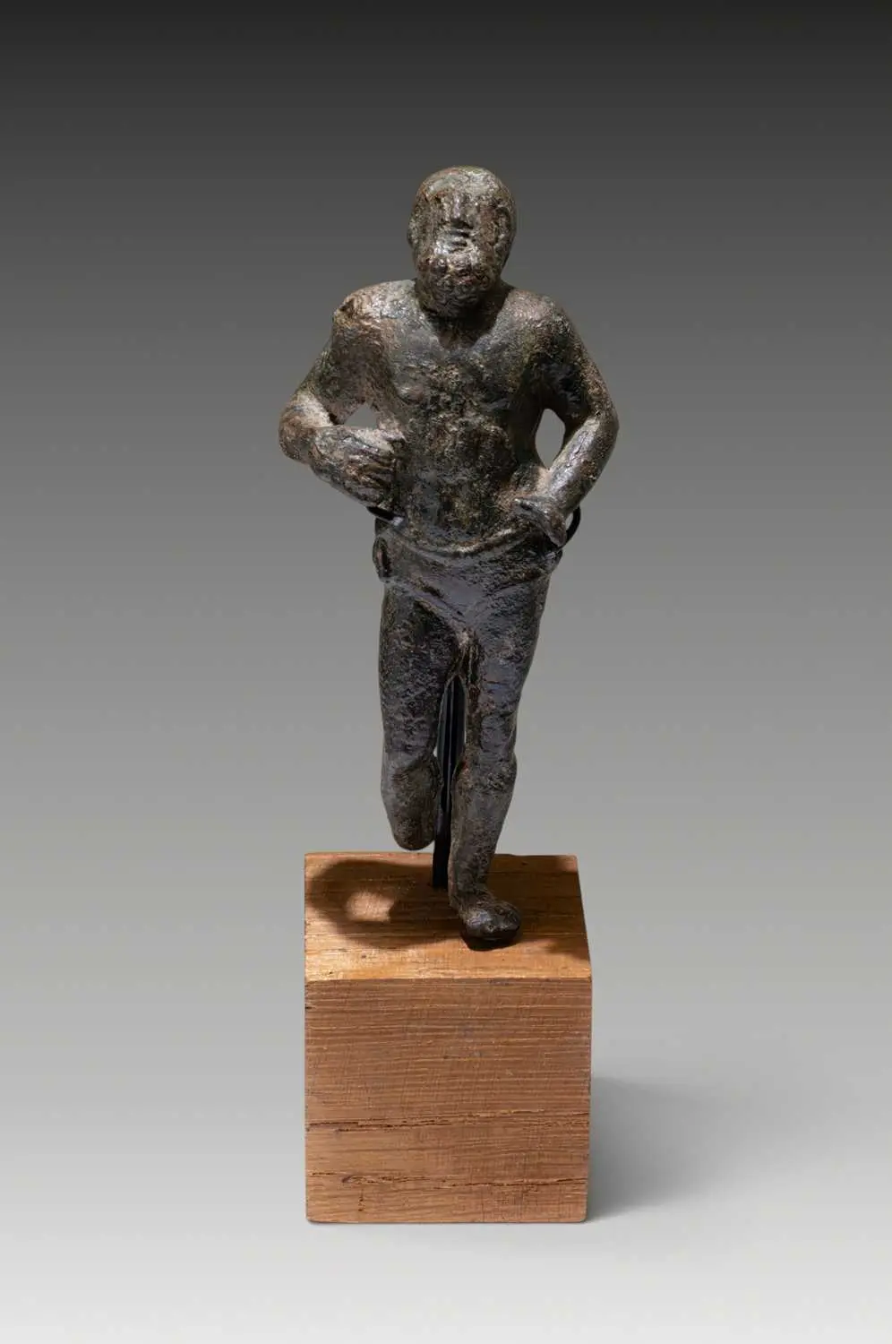 RARE ROMAN BRONZE BOXER FIGURINE