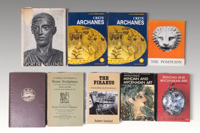 COLLECTION OF BOOKS ABOUT GREEK ART