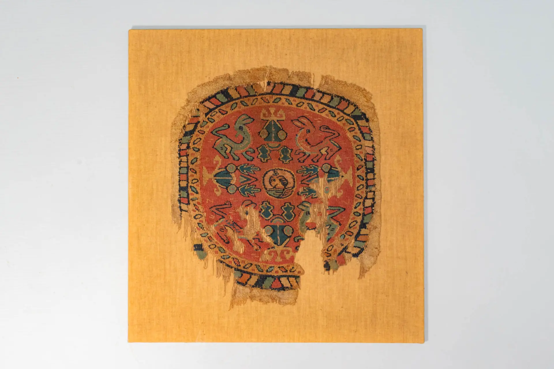 PAIR OF COPTIC TEXTILE ROUNDELS FROM TUNICS