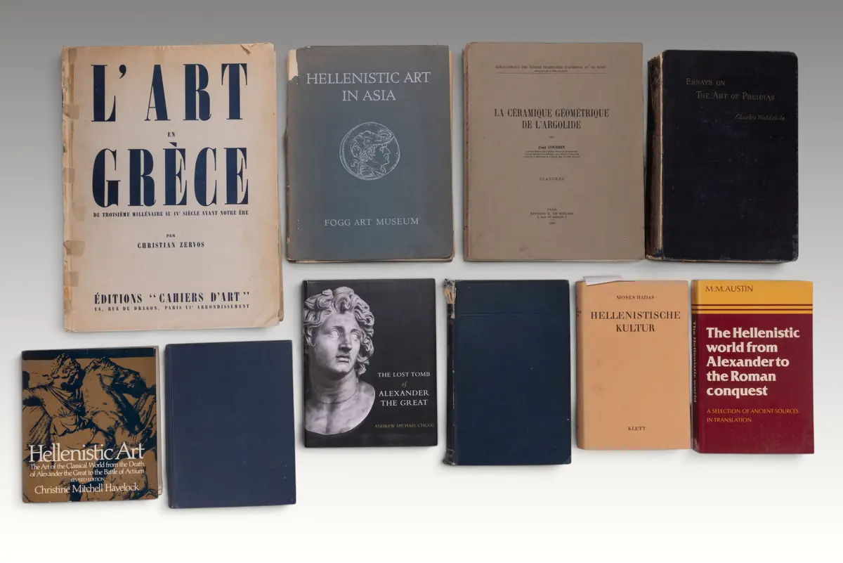 COLLECTION OF BOOKS ON GREEK ART AND CULTURE - EX LIBRARY OF ROBIN SIMS