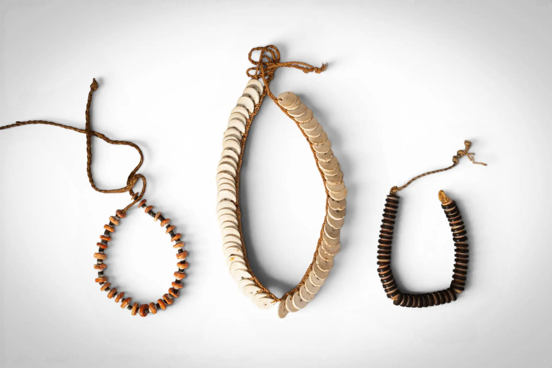GROUP OF MARSHALL ISLAND NECKLACES