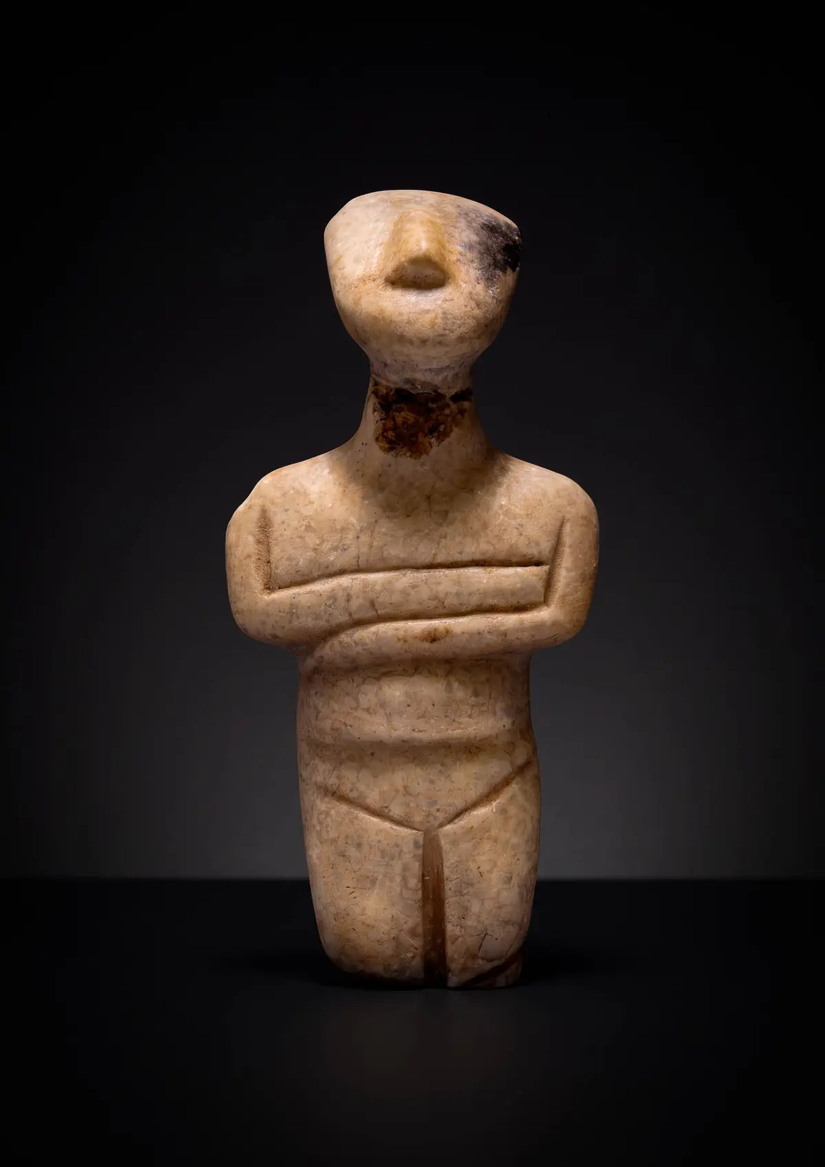 CYCLADIC MARBLE FEMALE FIGURE