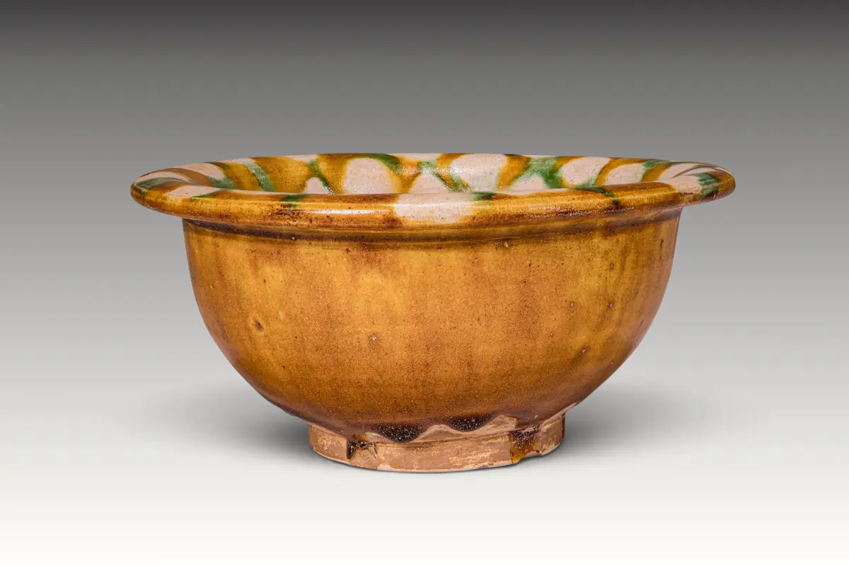 SMALL SANCAI CERAMIC BOWL