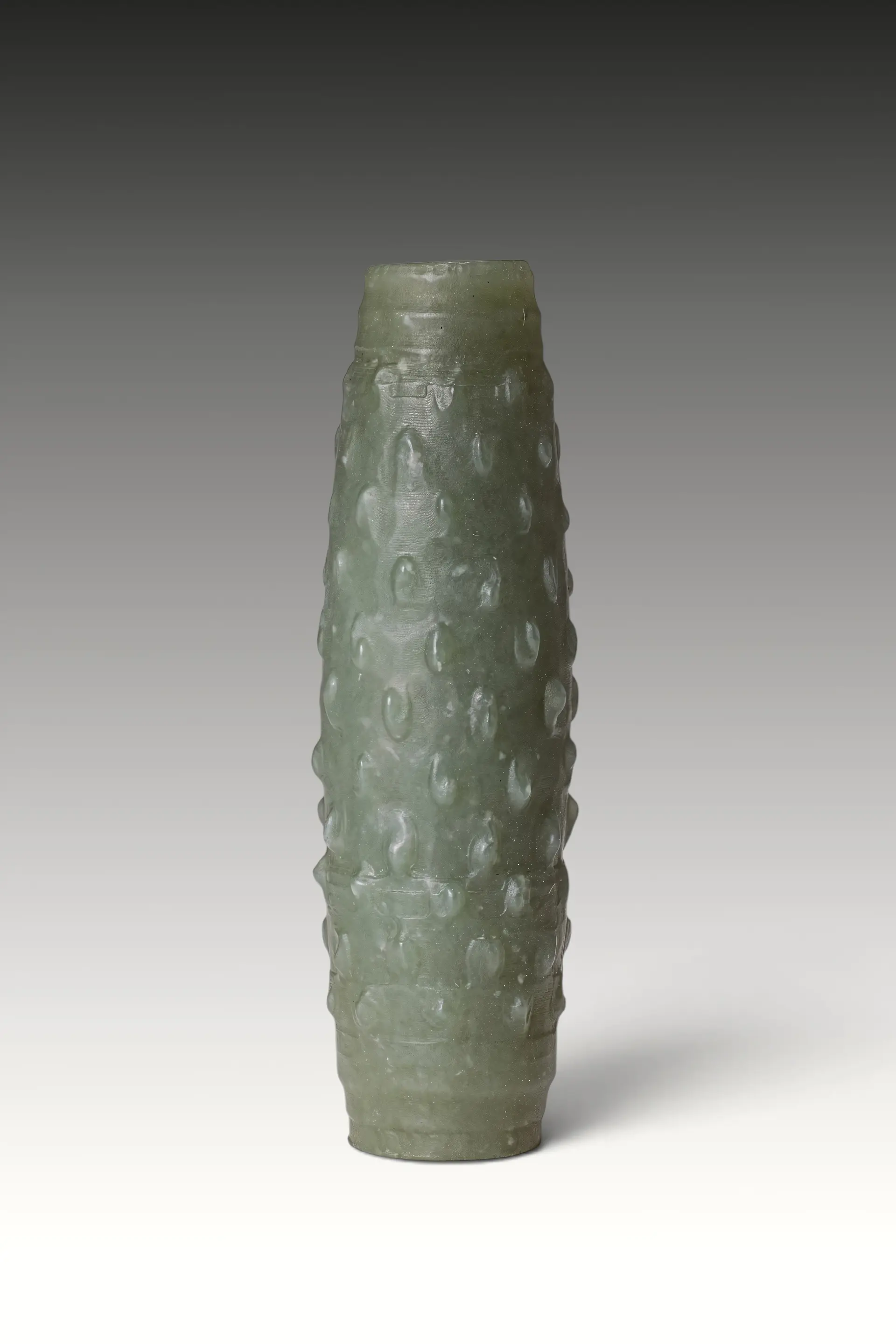 CHINESE CELADON JADE BEAD, HAN STYLE