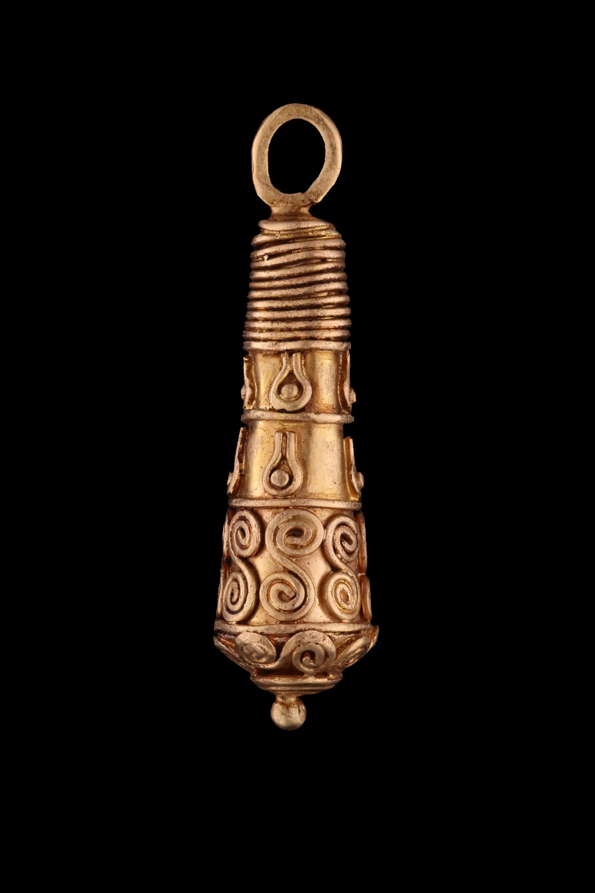 HELLENISTIC GOLD CLUB-SHAPED PENDANT