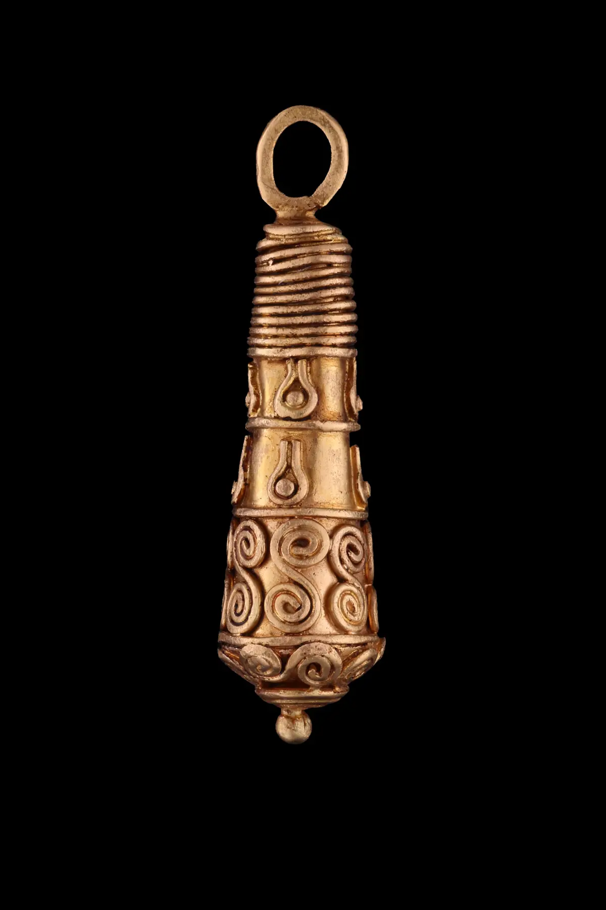 HELLENISTIC GOLD CLUB-SHAPED PENDANT