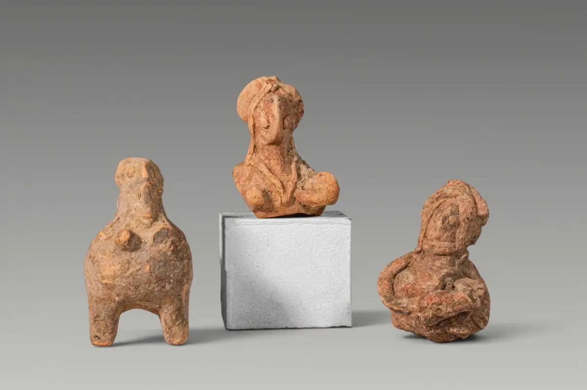 COLLECTION OF SYRO-HITTITE TERRACOTTA IDOLS