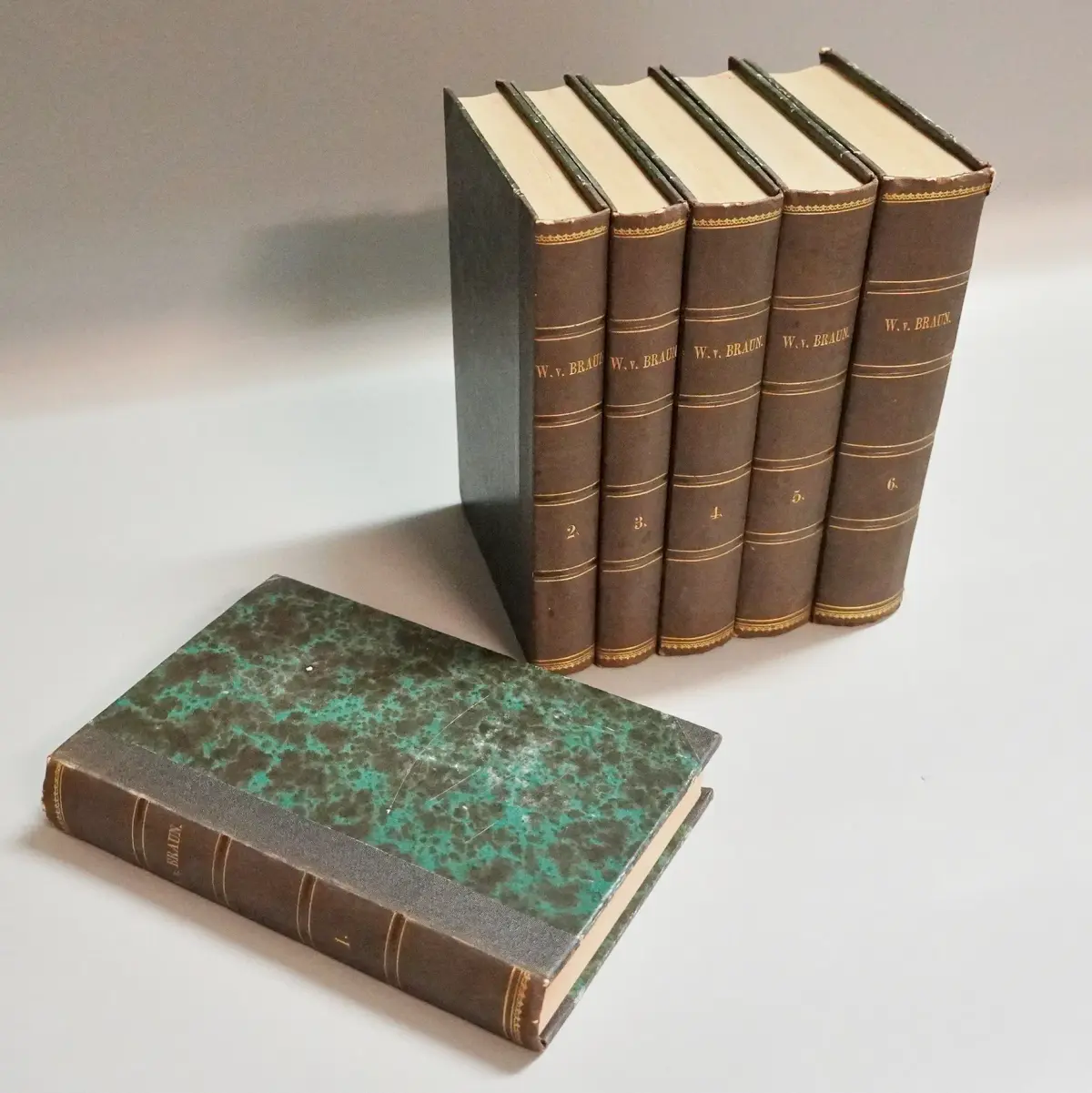 Böcker, Samlade Arbeten av Wilhelm V. Braun, 6 band