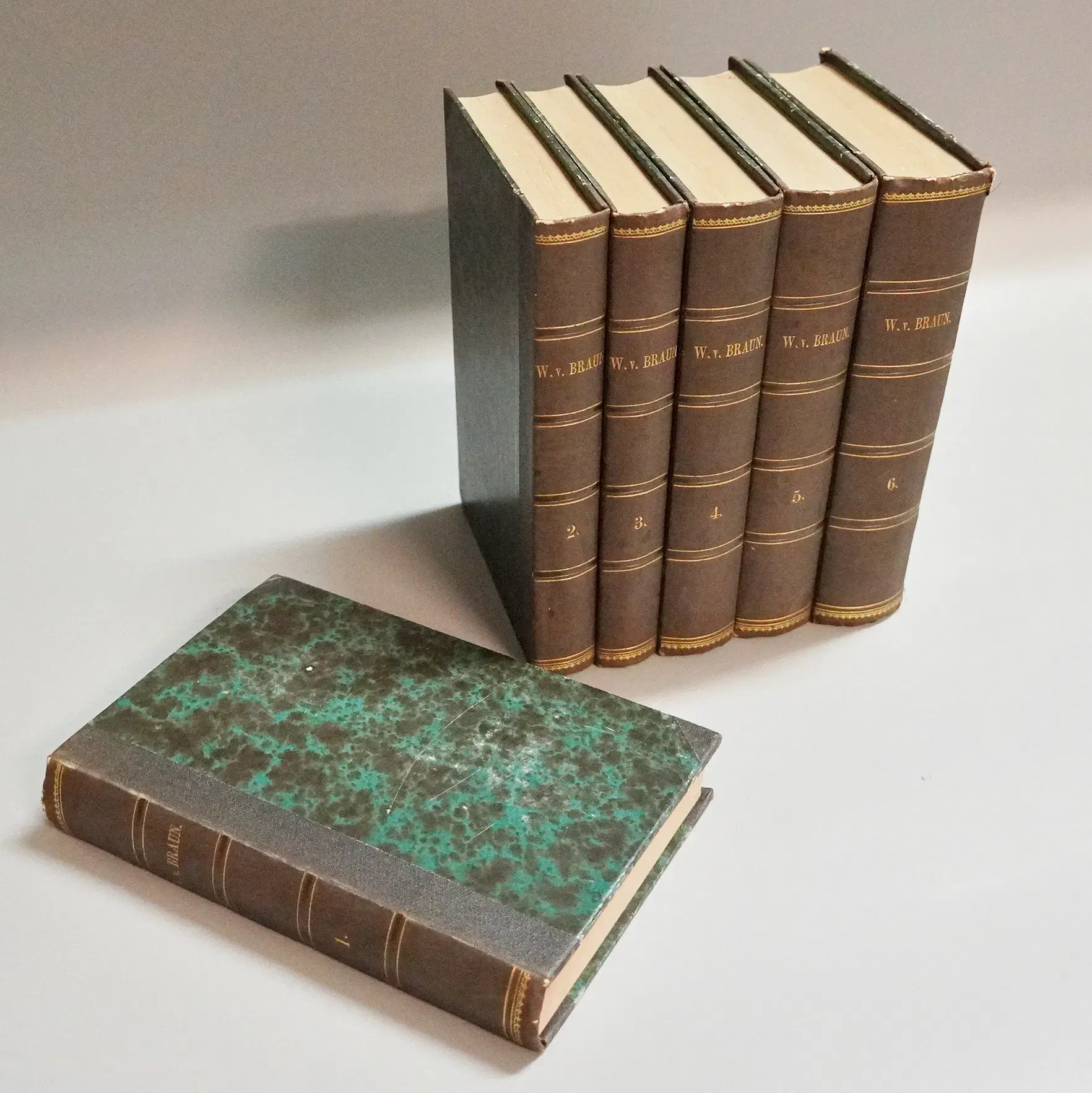 Böcker, Samlade Arbeten av Wilhelm V. Braun, 6 band