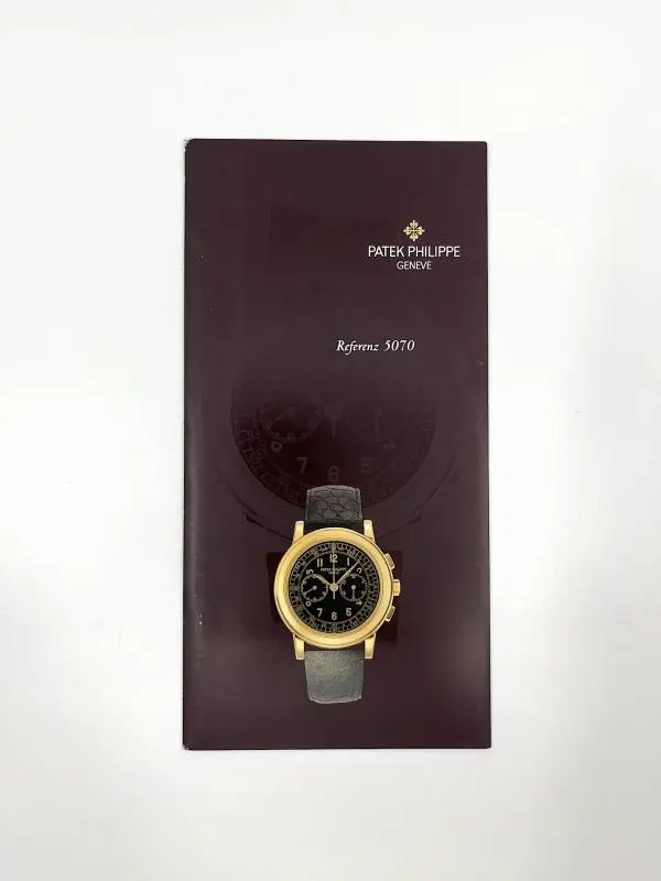 Patek Philippe Chronograph Ref. 5070 Datenblatt / Beschreibung