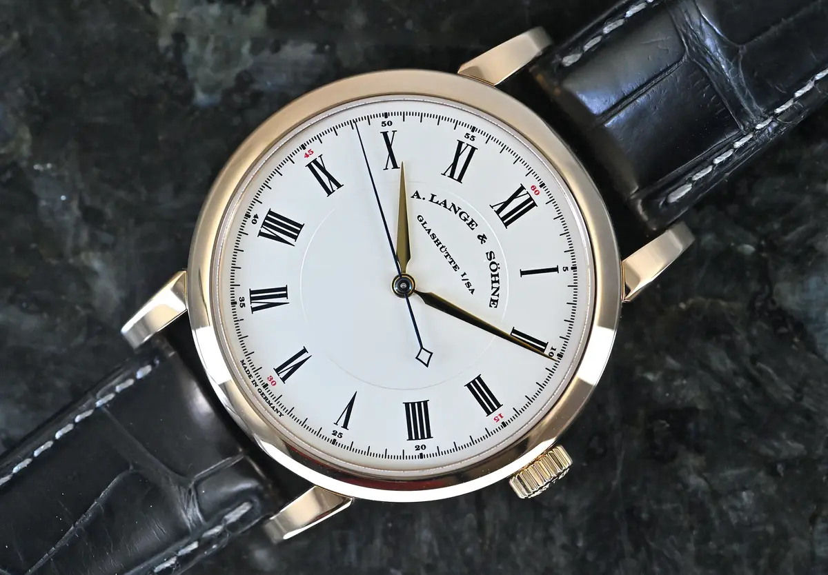 A. Lange und Soehne 232.032 Richard Lange Rotgold deutsches Full Set