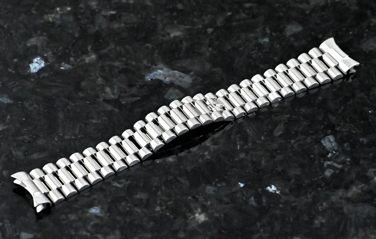 Rolex Day-Date 2 Präsident-Armband für die Ref. 218239 22 Links Weißgold