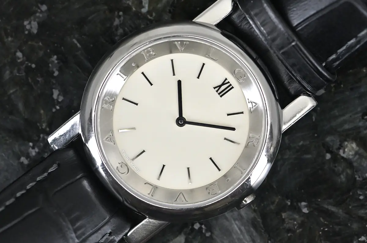Bulgari AT 35 PL Anfiteatro Platin original Bvlgari Dornschließe in Platin
