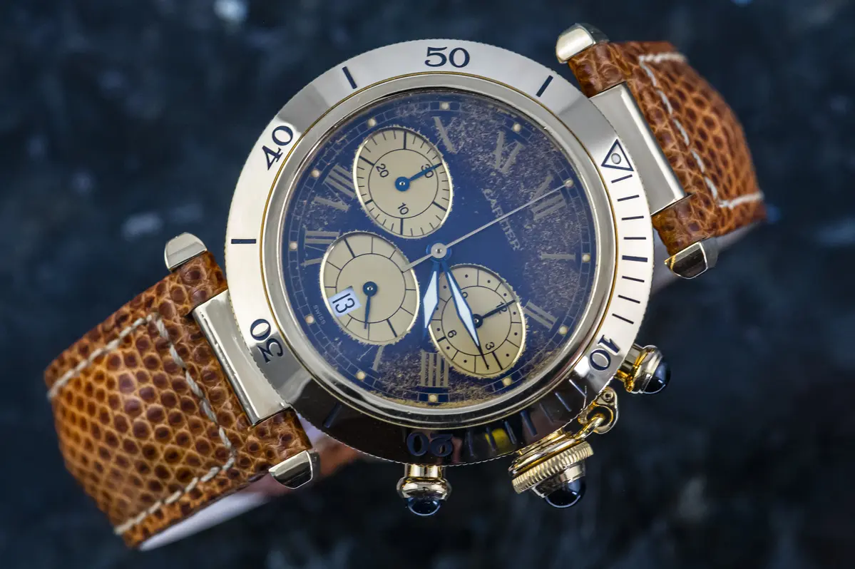 Cartier 30009 Pasha de Cartier Chronograph Full Set 1993