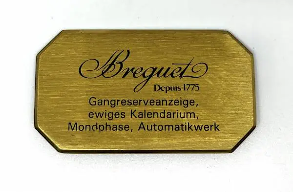 Breguet Konzessionär Dekorationsständer ewiger Kalender
