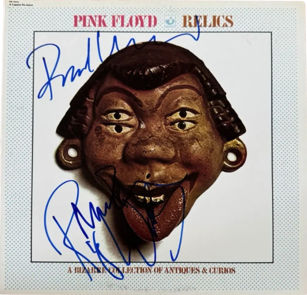 Pink Floyd: Nick Mason, Roger Waters & Richard Wright Signed "Relics"