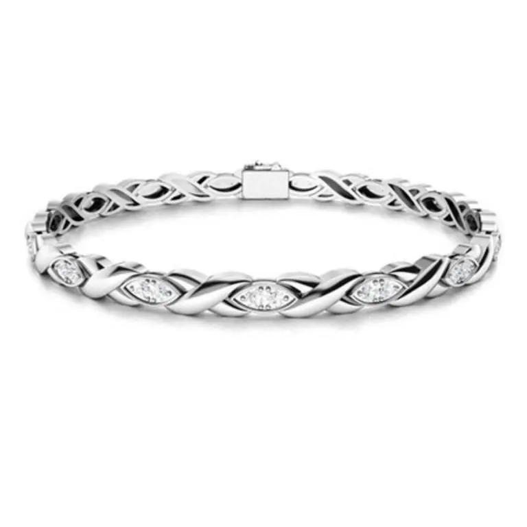Gold & White Diamonds 15.80 Cts Bracelet