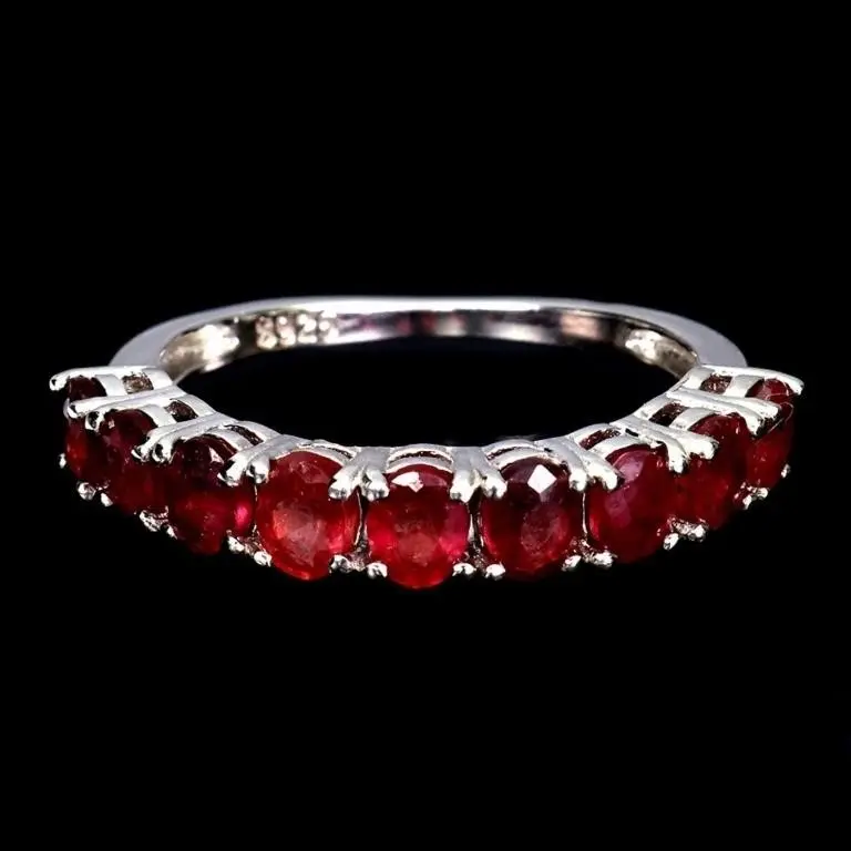 Natural Pigeon Blood Red Ruby Ring