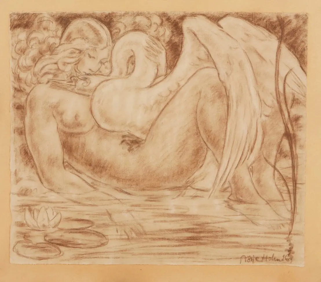 Leda and the Swan III Börje Holm
