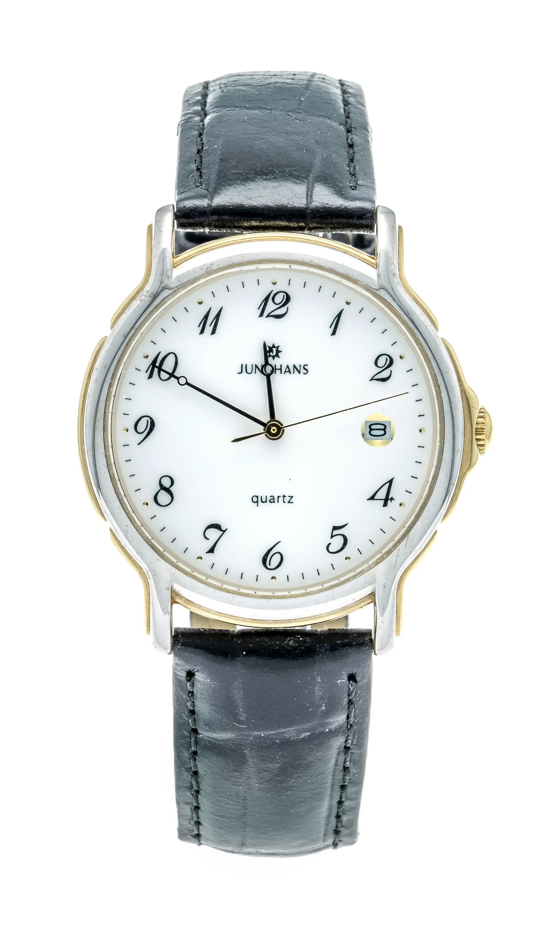 Junghans Herrenquarzuhr, bicolor