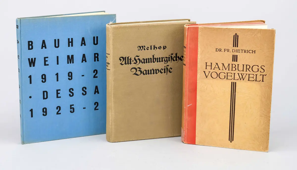 3 Bücher, 19. u. 20. Jh. 1 x ''Ba