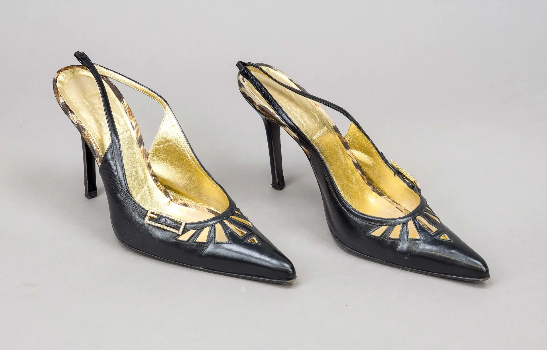 Dolce Gabbana, High Heel Sling Pu