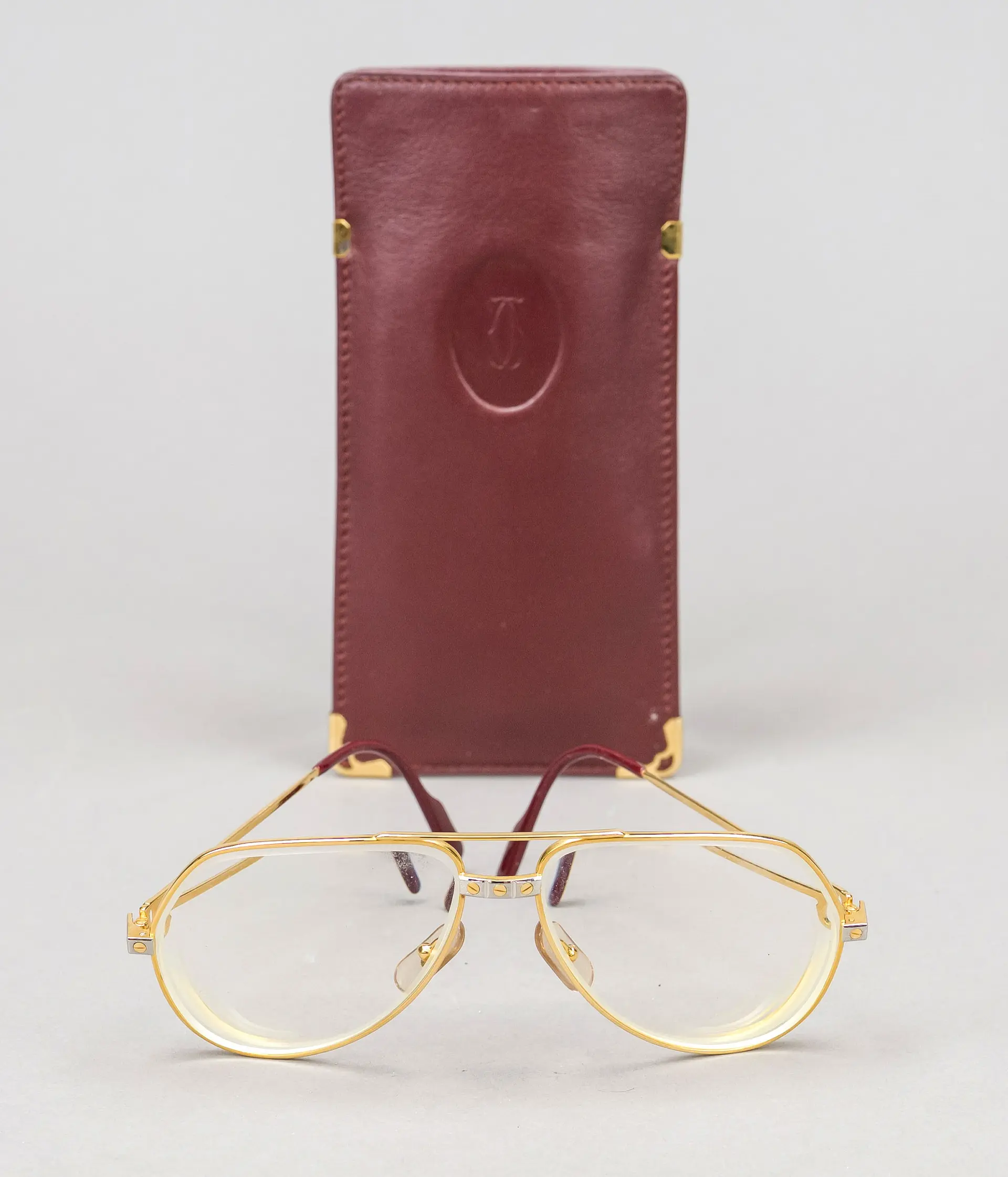 Cartier, Lesebrille, schmales gol