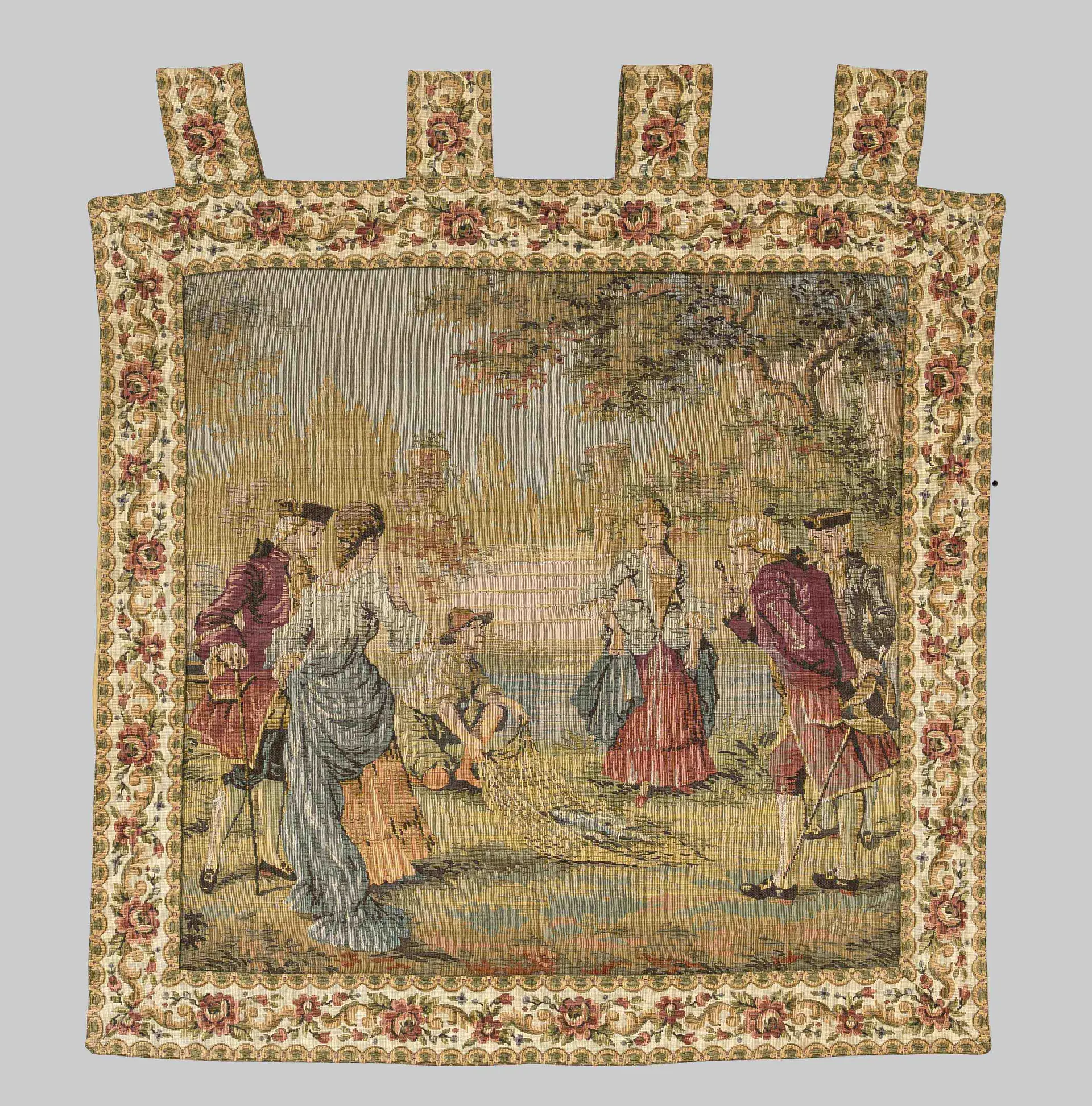 Tapisserie, 20. Jh., Schlossparks